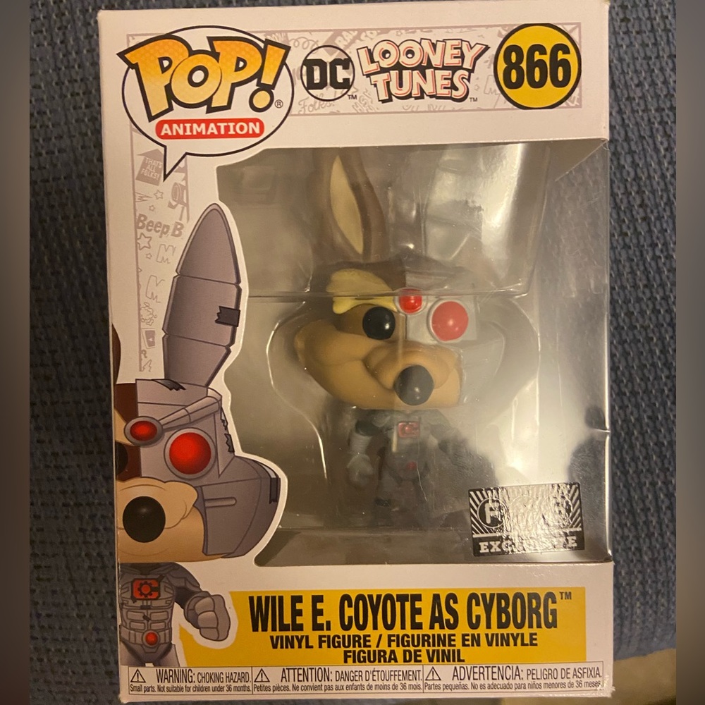 Funko Pop Looney Toons Wile E. coyote / as cyborg DC